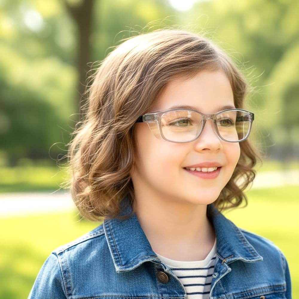 Пыльца Сенная лихорадка Защита от желтой пыли и синего света УФ Возраст от 3 до 12 [FREESE] Детские очки, Очки, Брызги, Блокировка, Защита,