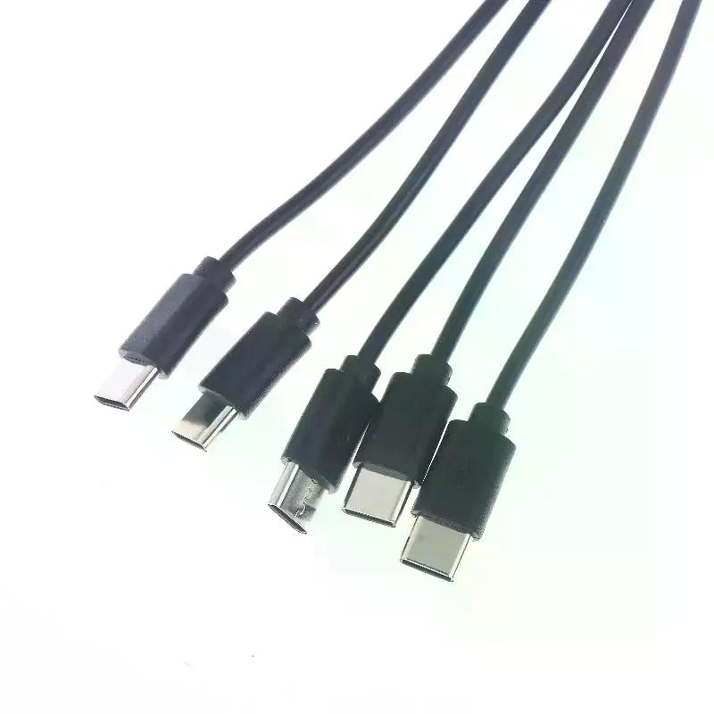 1/2 шт. 20 см USB на Type-c Разветвитель Адаптер Кабель 2/3/4/5 Портовый USB C Разветвитель Кабель USB на Type C Многофункциональный Зарядный Кабель