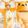 Unisex Kigurumi Pajamas Adult Anime Cosplay Costume Onesie Kangaroo Dinosaur Tiger Yellow Sleepwear Panda Bear Homewear Party S/M/L/XL