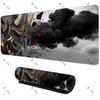 Japanese Devil Grey MousePad Large Computer Gamer Lock Edge Table Mat Laptop Oni Mouse pad HD Print Non-slip Rubber Keyboard Rug