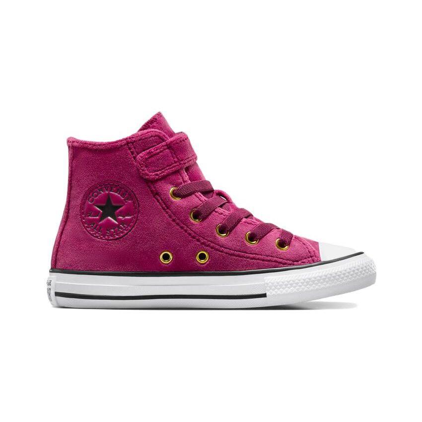 Converse Chuck Taylor All Star Round Toe Comfortable Durable High Top Kids Sneakers Kids Sneakers Purple A05449C