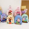 Labubu Kindergarten Baby Schoolbag Cartoon Anime Cute Print Boys and Girls Backpack New Children's Backpack CLE