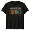 Made In 1990 Unisexs T Shirt 36th Birthday Gift Vintage All Original Parts