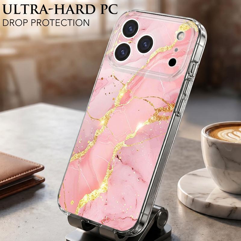 Чехол для iPhone 17 Pro Max Чехол iPhone 16 Pro Max 15 14 13 11 17E 16E Цветной Мраморный Принт Ударопрочный Прозрачный Мягкий ТПУ Силиконовый Чехол