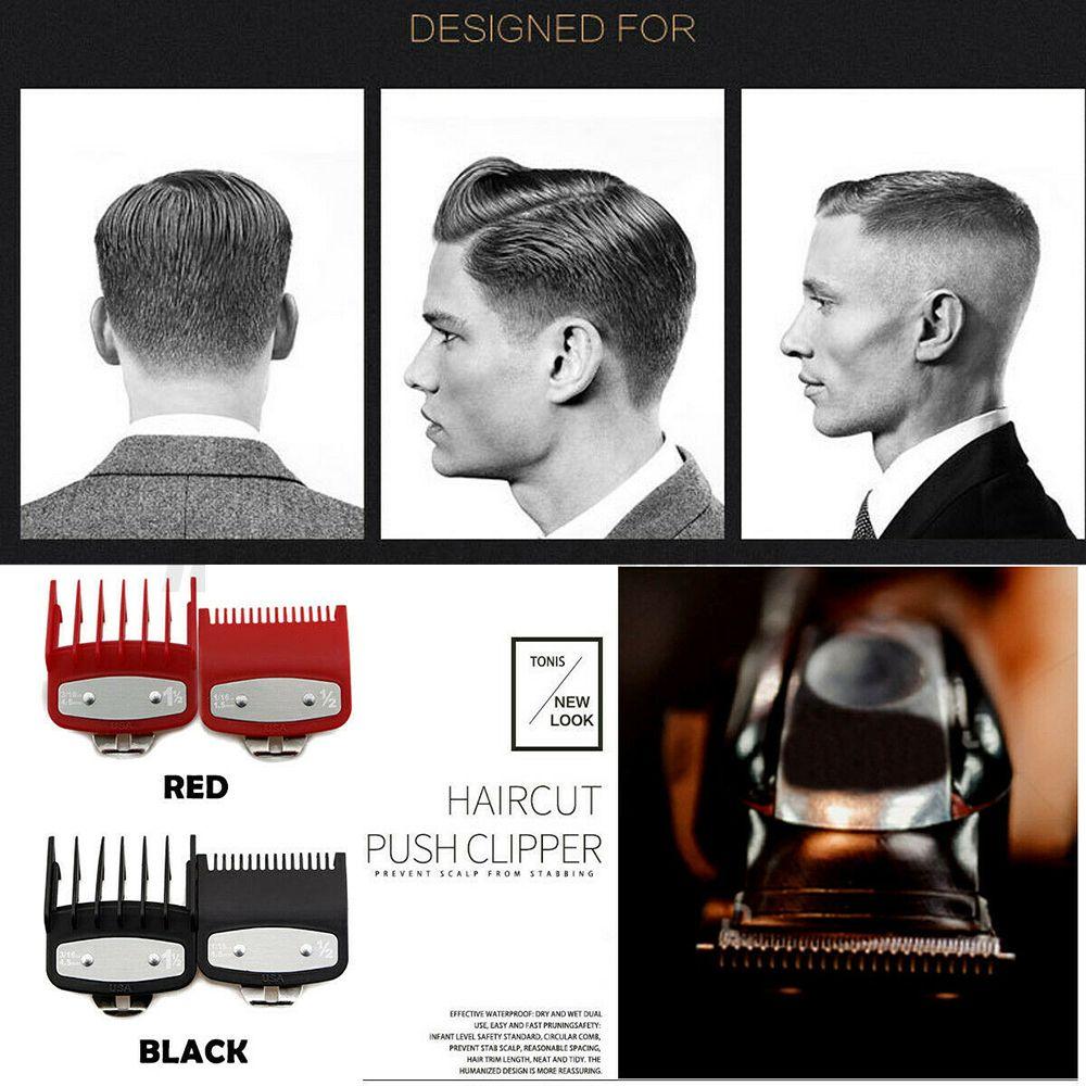 2PCS/Set Men Fashion Attachment Universal Guide Trimmer Guards Hair Clipper Limit Comb