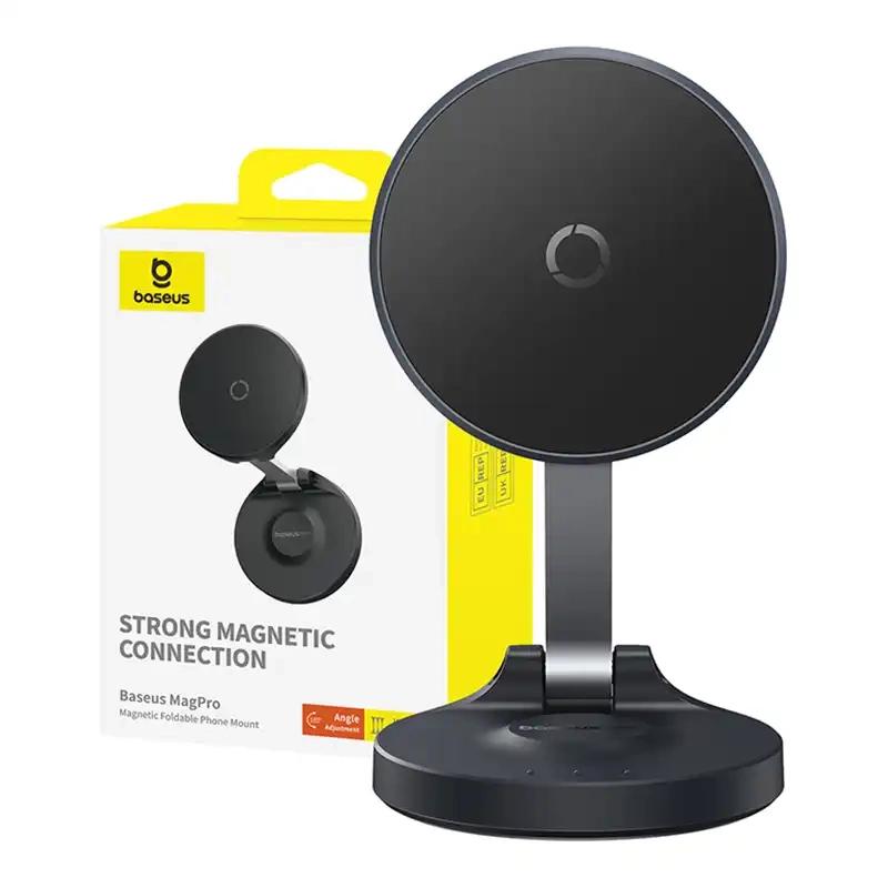 Magnetyczny Uchwyt Na Telefon Baseus Magpro Samoprzylepny (Czarny)