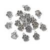 40pcs 15x11mm Antique Silver Plated Bronze Cat Or Dog Footprint Handmade Charms Pendant DIY Jewelry Making Accessories