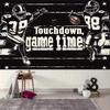 2D American Football Photography Backdrop, Game Time Party Decor
