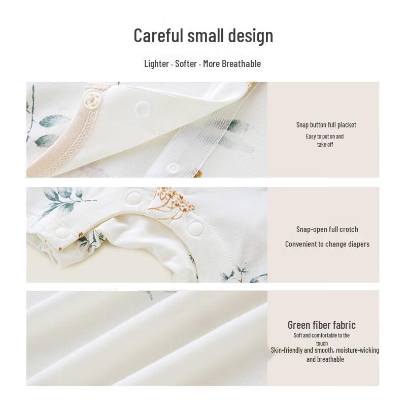 YEEHOO Baby Unisex Thin Short Sleeve Romper