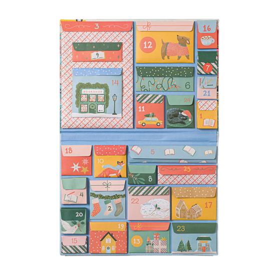 Рождественский адвент-календарь 2024 года, 25 книжных подарков, рождественский обратный отсчет, украшение для любителей книг, адвент-календарь, набор литературных сюрпризов