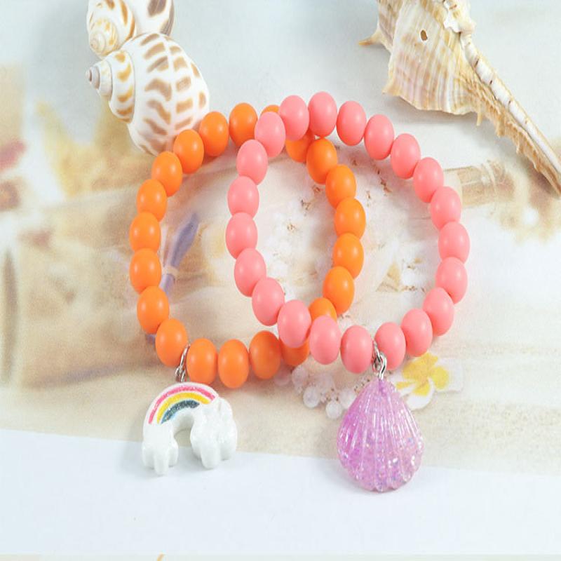 Браслет с подвесками для девочки, детский браслет из бусин, браслет дружбы, представляющий друзей, подарок для хорошего друга