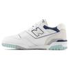 New Balance 550 Низкие Белые Мятные Темно-синие - BB550WCA