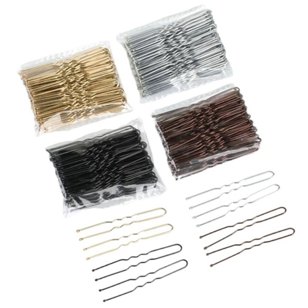 50 шт. заколка для волос U-образная заколка-невидимка для волос металлические заколки для волос женские