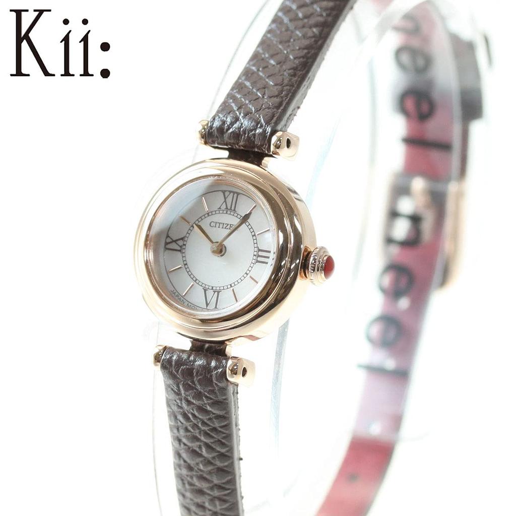 Круглые женские часы [Citizen] Kii Eco-Drive EG7083-04W