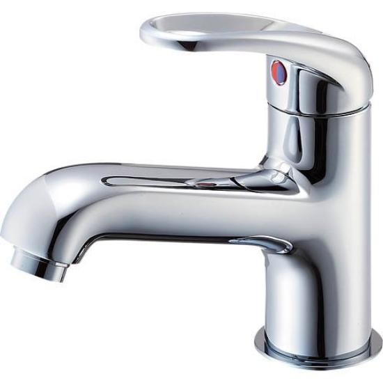 SANEI Single One Hole Washbasin Mixer No Foaming Water Spout K4710NJV-13 Faucet, Pop-Up,