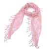 Дышащий кружевной треугольный шарф с розой