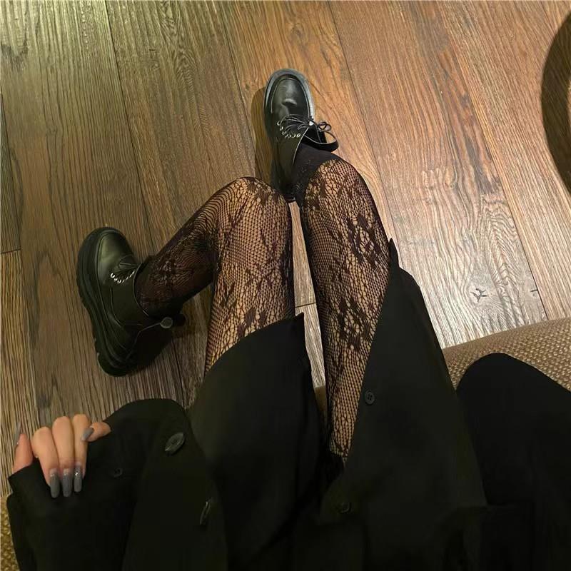 Модные сексуальные женские колготки, сексуальные сетчатые колготки, нейлоновые колготки с принтом, плотные чулки, женские чулочно-носочные изделия, сиамские носки