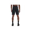 Under Armour Logo Print Drawstring Elastic Waist Straight Leg Shorts Men Shorts Black 1366408-001