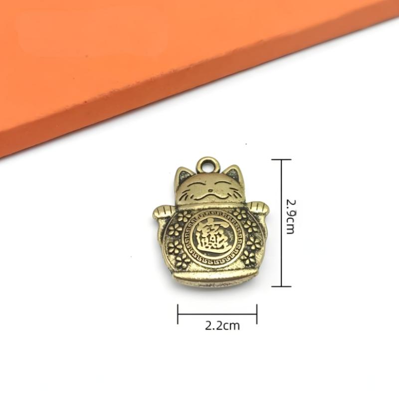 Знак Зодиака Лошадь Подвеска Монета Пять Императоров Брелок Кот Удачи Китайские Монеты Фэн-шуй Брелок Приносит Богатство Удачу