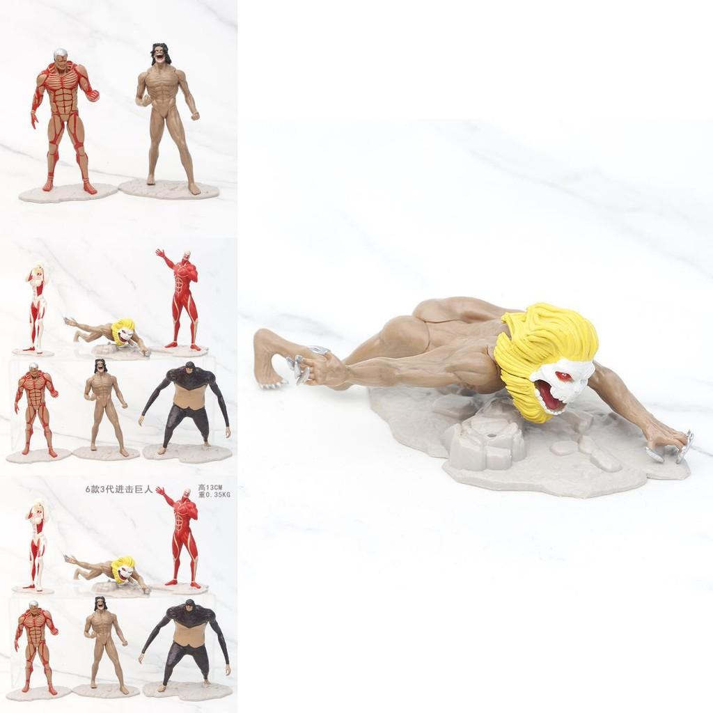 Фигурка Модель Атака Титанов Детализированная Коллекционная из ПВХ Для Украшения Автомобиля Торта