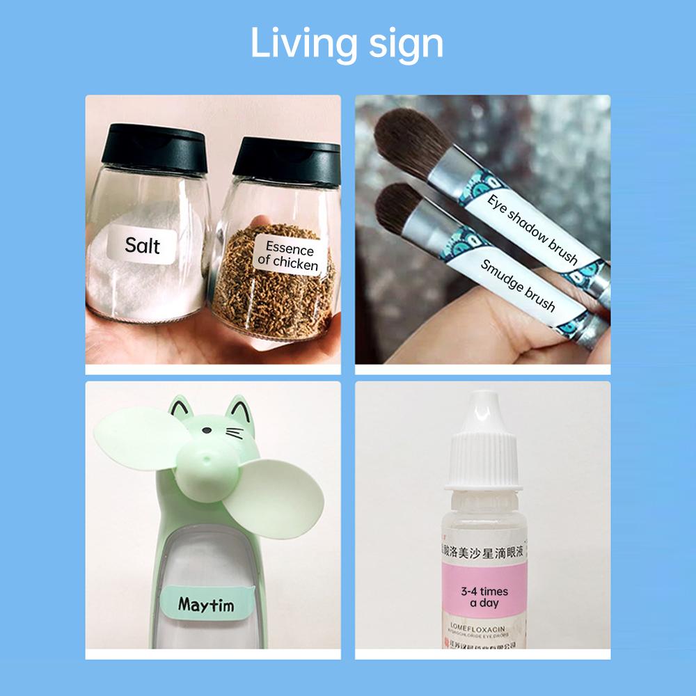 Thermal Label Paper for Label Printer Barcode Price Size Name Blank Labels Waterproof Tear