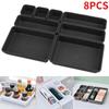 8pcs/set Drawer Organizers Separator for Home Office Desk Stationery Storage Box for Kitchen Bathroom Makeup Organizer Boxes