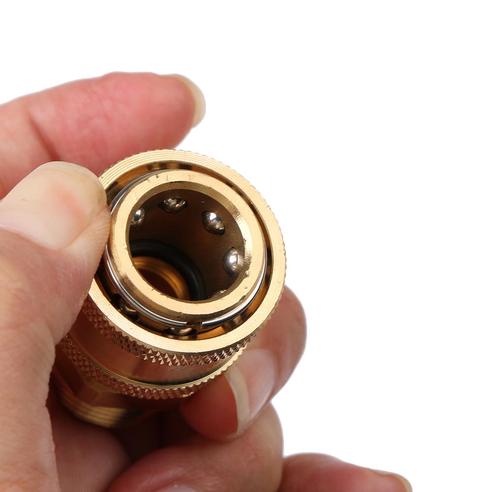 Комплект из 2 адаптеров для мойки высокого давления M22 14 мм / 15 мм с внутренней резьбой и быстроразъемным соединением 3/8'' или 1/4'', набор насадок