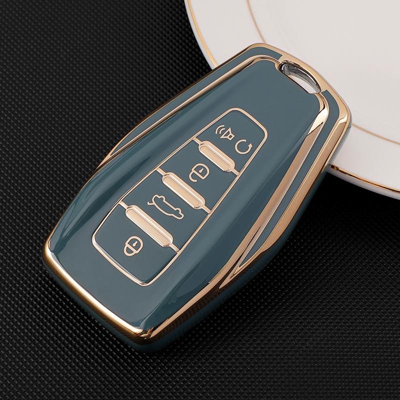 New TPU Car Remote Key Case Cover Shell For Geely Coolray 2019-2020 Atlas Boyue NL3 Emgrand X7 EX7 SUV GT GC9 Borui Accessories