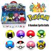 Pocket Monster Ball Toy 7cm Diameter Abs Material Set Of 8 Pokemon Figures