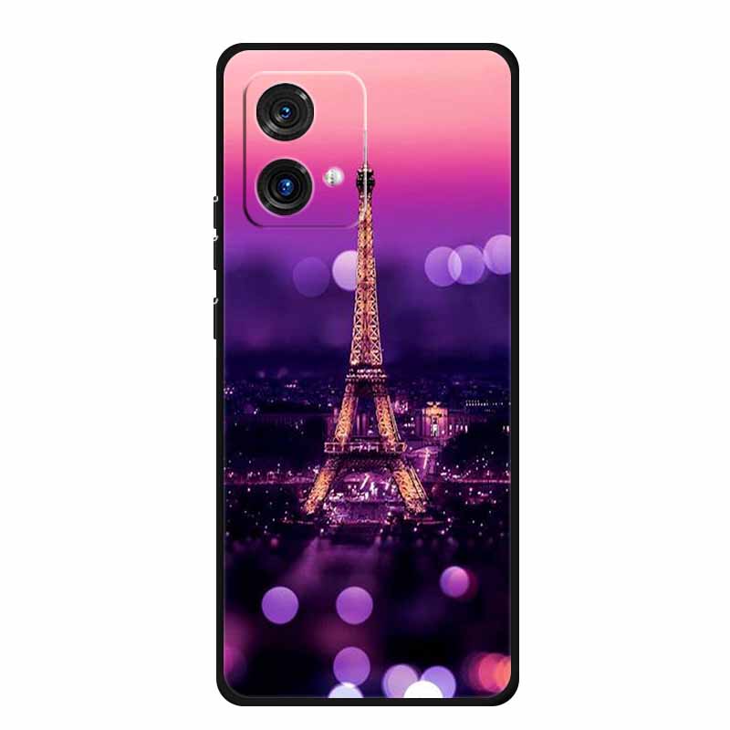 Для Motorola Moto G84 G54 5G Чехол Модный Мягкий Силиконовый Чехол из ТПУ Чехлы для Телефона для Moto G54 MotoG84 2023 Оригинальный Новый Тигр Capa