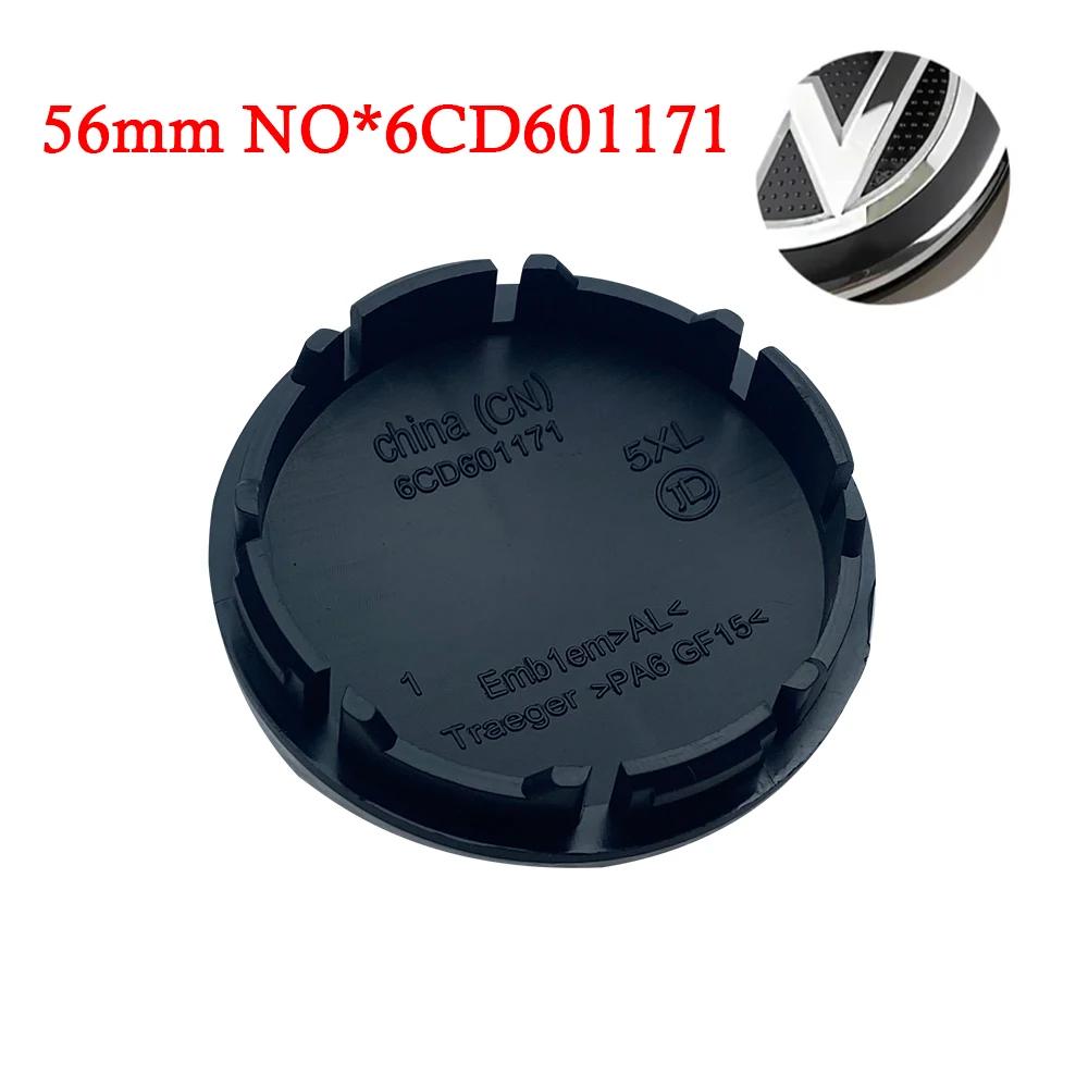 WHAQY1 4Pcs 55mm 56mm 65mm 70mm Car Wheel Center Caps Hubcap Cover for VW Volkswagen Jetta MK5 Golf Passat styling 3B7601171 1J0601171
