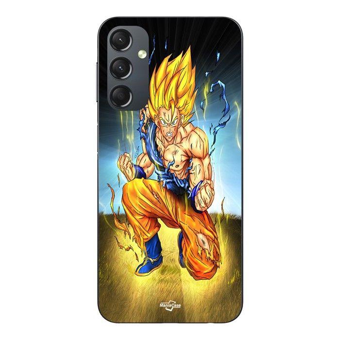 Coque de téléphone - MANIACASE - Samsung Galaxy A14 - Goku - Silicone TPU - Souple