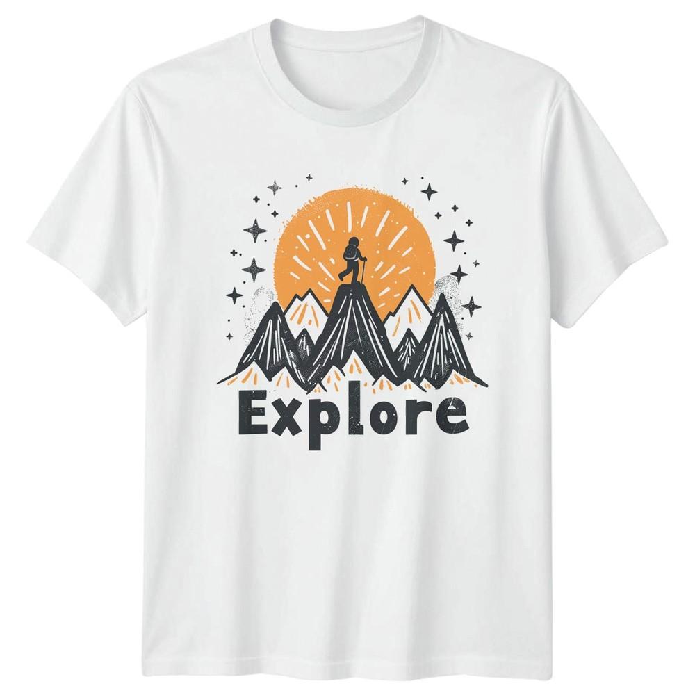 Explore TShirt Hiking Camping Outdoor Gift For Him And Her