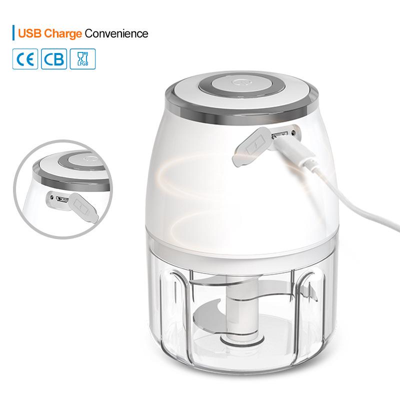 Электрическая измельчитель и чесночница: Многофункциональная автоматическая мясорубка для чеснока и мяса