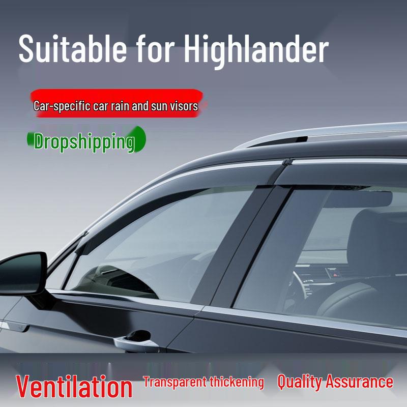 Дефлекторы боковых окон Toyota Highlander - Аксессуары для экстерьера и дверей