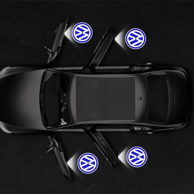 4X светодиодные проекторы логотипа на дверь автомобиля, аксессуары для VW R Golf 5 6 7 GTI GTD GTE Touareg CC Passat B6 B7 B8 B9 C6 C7 C8 Tiguan
