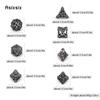 7 шт. серебряный лист цветок металлические игральные кости набор полых металлических многогранных кубиков подходит для ролевой ролевой игры, настольной игры, карточной игры