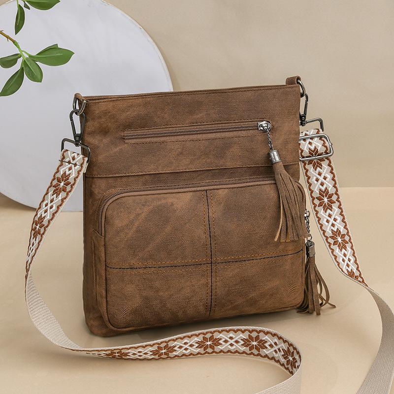 Женская сумка новая ретро мода сумка через плечо мессенджер авангардная для поездок многофункциональная простая горячо продаваемая сумка