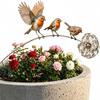 Weather Resistant Robin Garden Stake Metal Bird Plant Stake New Bird Garden Stake  Patio Decor