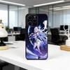 Крутой чехол для телефона G-GENSHIN IMPACT S-Skirks-GPS для iPhone 17,16,15,14,13,12,11 Plus,Pro Max,XS, Мягкий силиконовый черный чехол