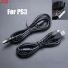JCD USB-кабель для зарядки контроллера PS3, шнур для зарядки беспроводной игровой консоли PS 3, 1,8 м с магнитным кольцом