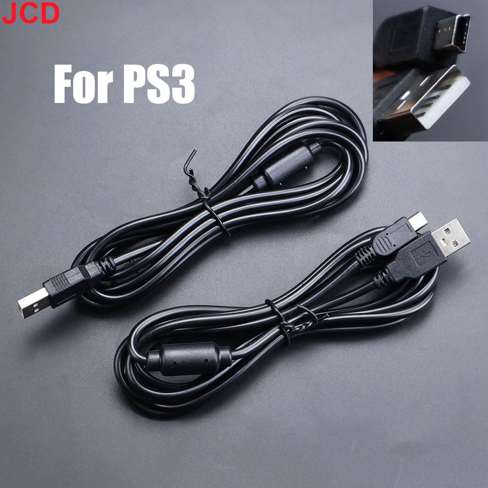 JCD For PS3 Controller USB Charge Cable For PS 3 Wireless Game Console Controller Charging Cord 1.8M with Magnetic Ring