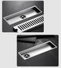 Shower drain 304 stainless steel shower floor drain long Linear drainage drain for hotel bathroom kitchen floor