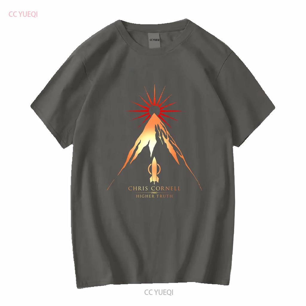 Футболка Chris Cornell Higher Truth Мужская Все размеры от S до 5XL винтажная стираная Топ для повседневной носки дизайнерская одежда Растягивающаяся