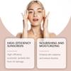 Sunscreen BB Cream Protect Sun Burn Calm Redness Balance Oil Shine Conceal Face Blemish Enhance Skin Barrier Portable Concealer
