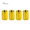 4Pcs Aluminum Alloy Car Wheel Tyre Tire Air Pressure Valve Stem Cap Dust Cover