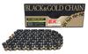 EK Reinforced Chain 420SR Black Gold 110L Non-Seal & [Clip Joint]