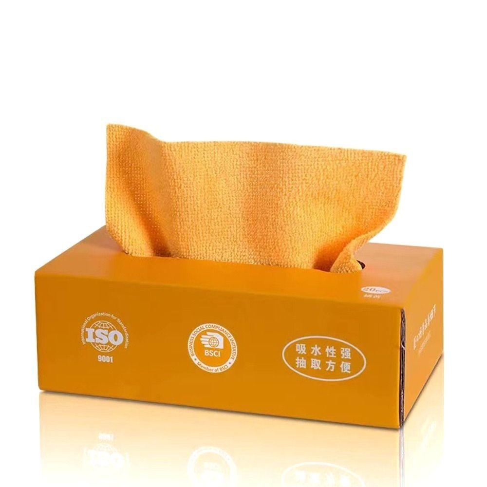 20PCS/Box Home Cleaning Microfiber Towel Napkins Tableware Dishcloth  Kitchen Home