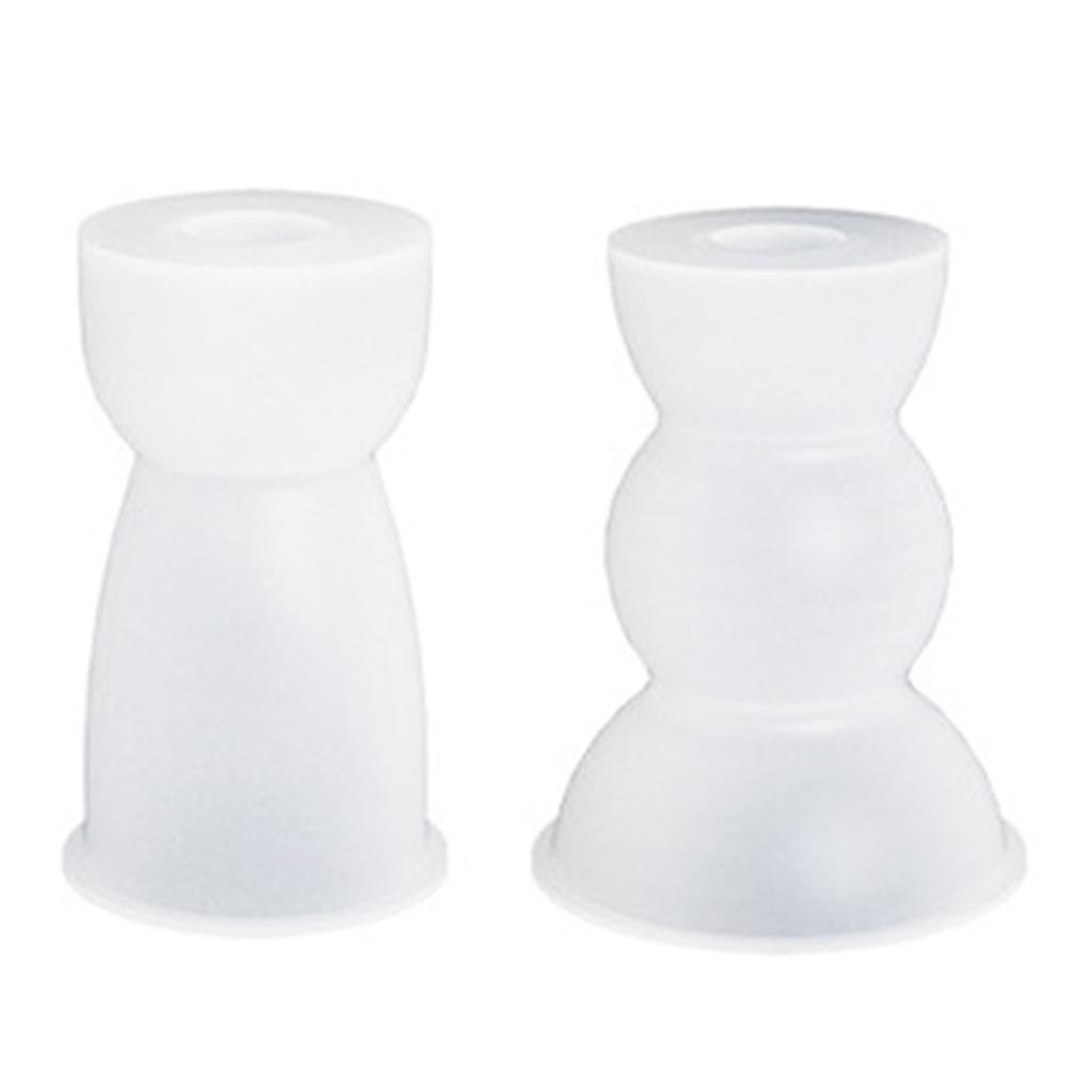 2 шт., конический подсвечник, силиконовая форма, 3D круглый подсвечник, форма для отливки, орнамент, гипс, бетон, смола, формы, декоры