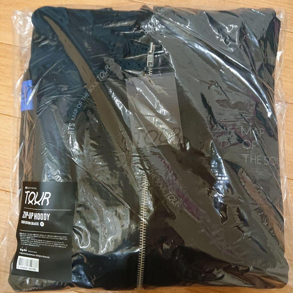 [Б/У] Официальное худи с тура BTS MOS, размер M